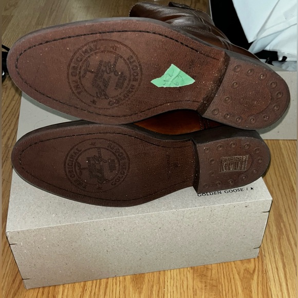 GOLDEN GOOSE BOOTS IN TAN BROWN COLOR 38 - Picture 2 of 15